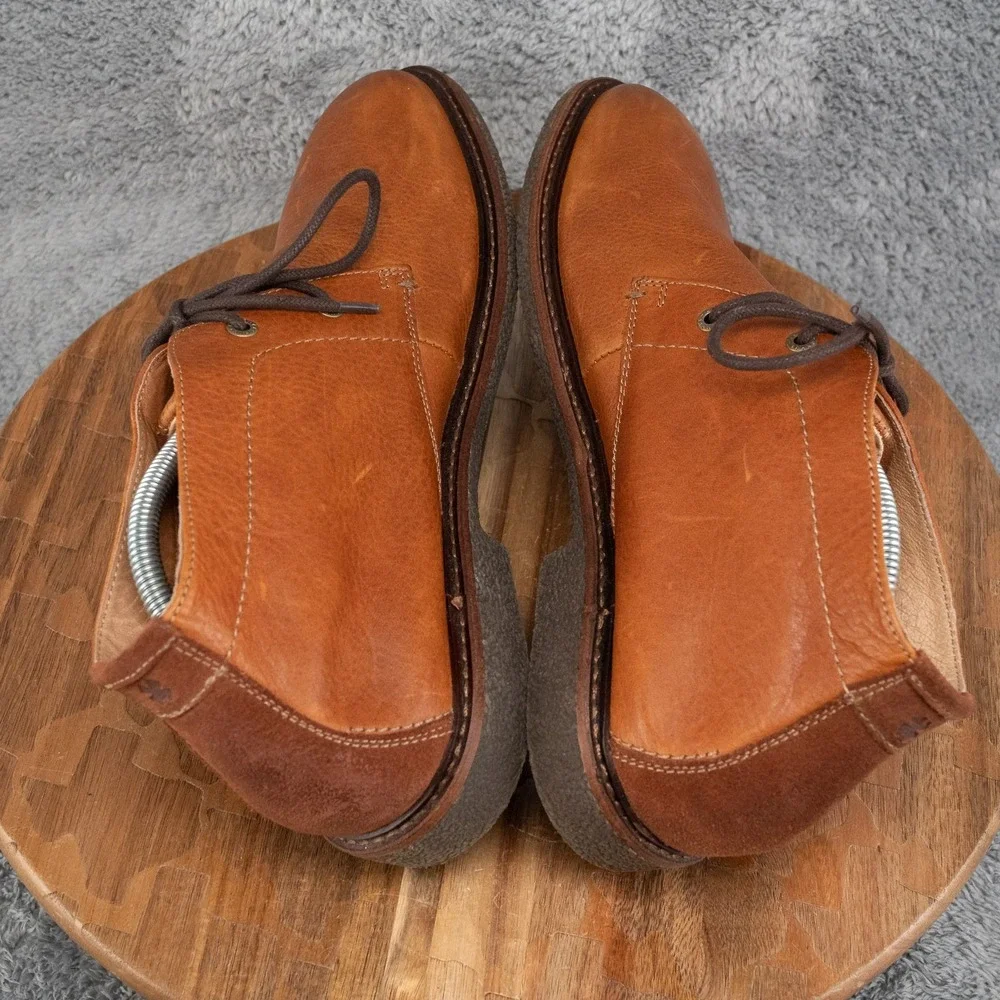 Lucky Brand Men's 10.5 M  Brown Leather Mason Chukka Boot 115-21229 Work Preppy